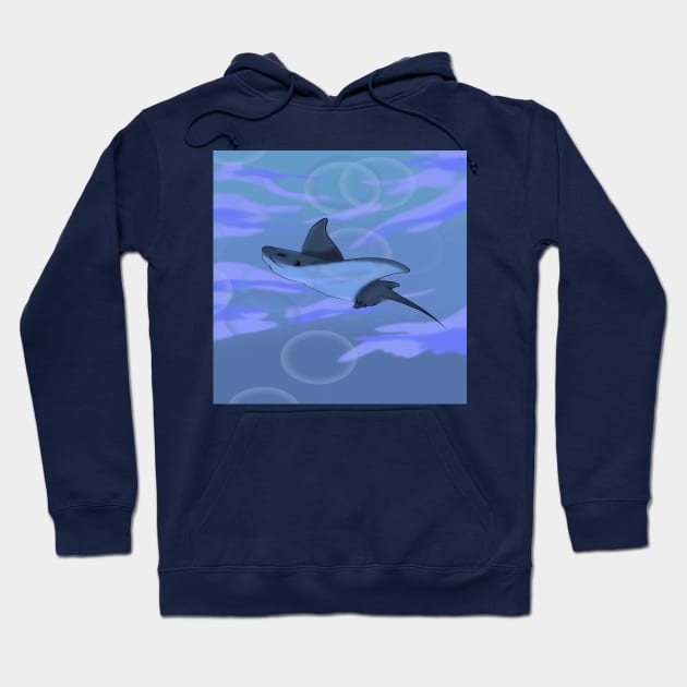 ray the stingray Hoodie by RoyalJellyfish